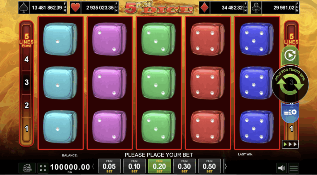 5 hot dice