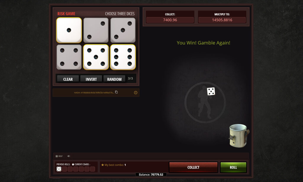 roll the dice