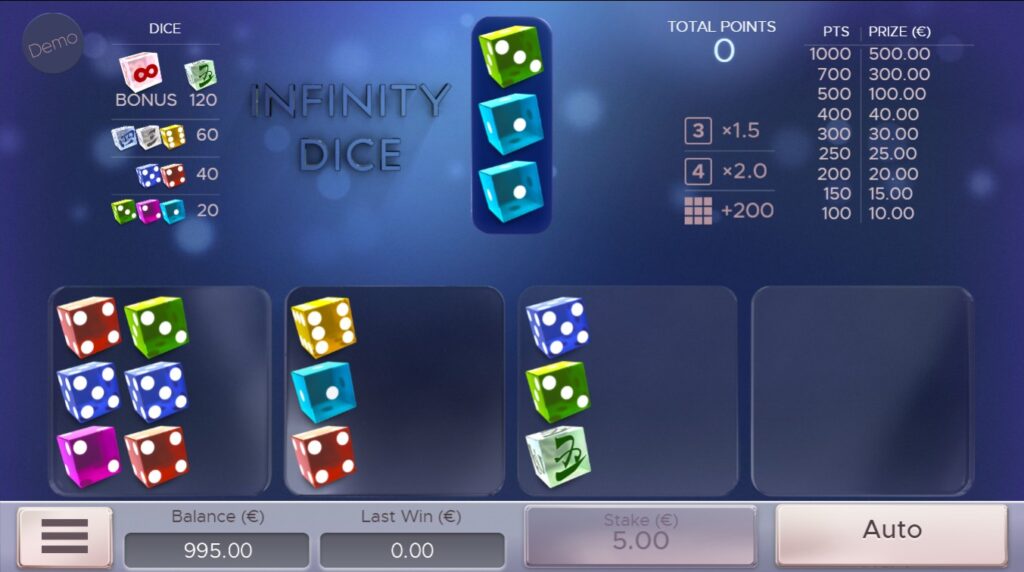 infinity dice